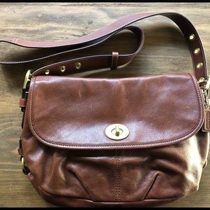 Coach leather crossbody bag